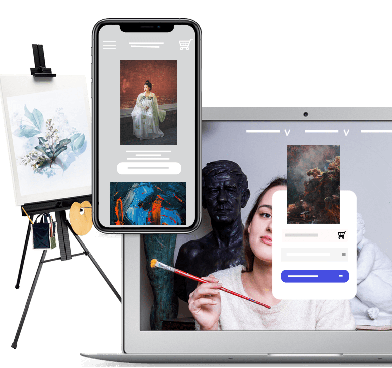 Sell your art online with Shopygo