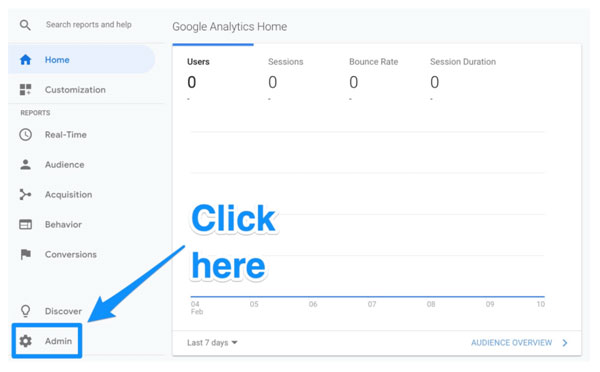 Google search console linking for online stores