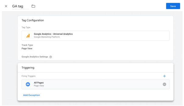 Ecommerce stores analytics tag setup procedure