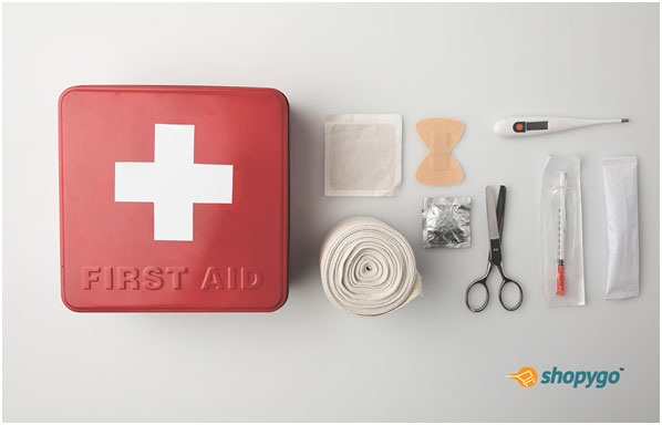 First aid products and kits for emergency healthcare protection
