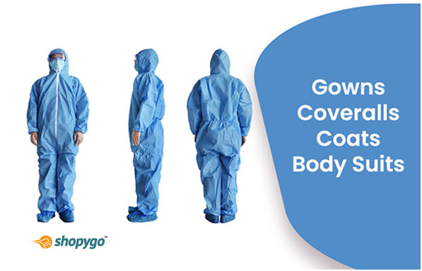 Gowns coveralls and body suits for full body protection from hazards
