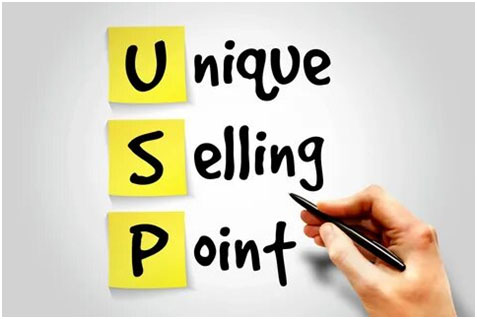 Identifying unique selling point for an online store